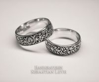 jewellery wedding bands rings hand engraved